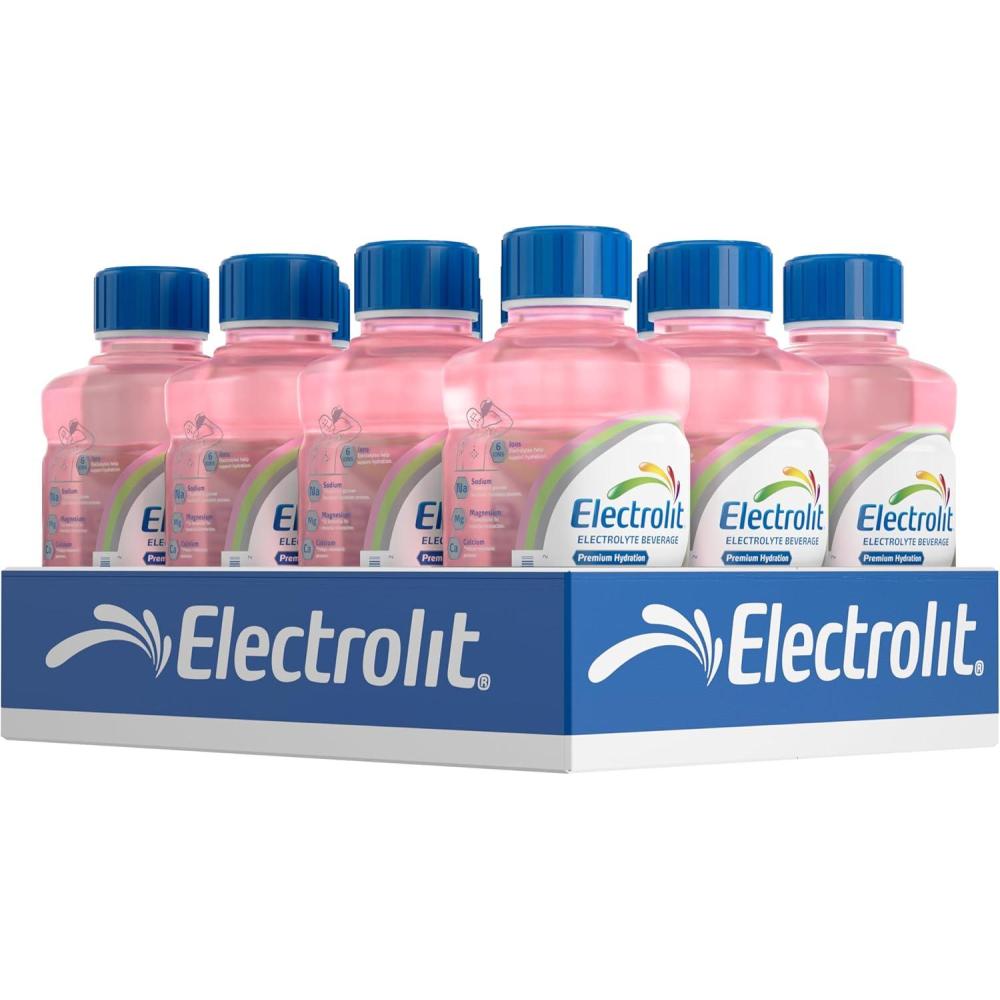 imageElectrolit Lot de 12 bouteilles de boisson lectrolyte raisin 75 mlKiwi fraise