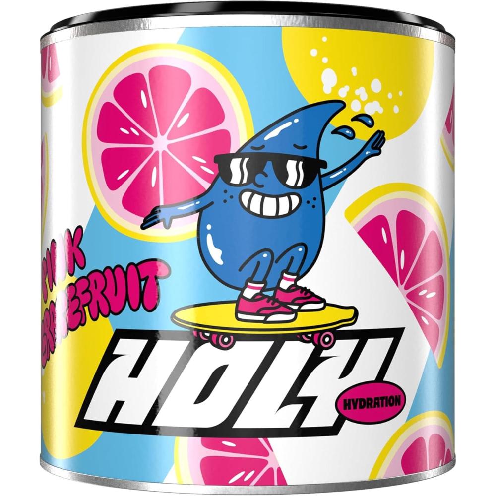 imageHOLY Hydration Lemon  50 portions avec de prcieux lectrolytes ampamp minraux  Boisson hydratante  Vgtalienne aux armes de fruits 100 naturels 350gPink Grapefruit