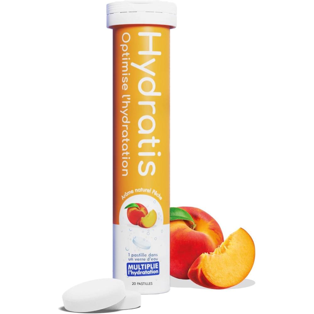 imageHYDRATIS Pastilles Hydratation Electrolytes Pche Amliore lHydratation et Favorise lnergie Formule Isotonique Sport Rcupration Bientre 1 mini tube 10 Pastilles1 TUBE