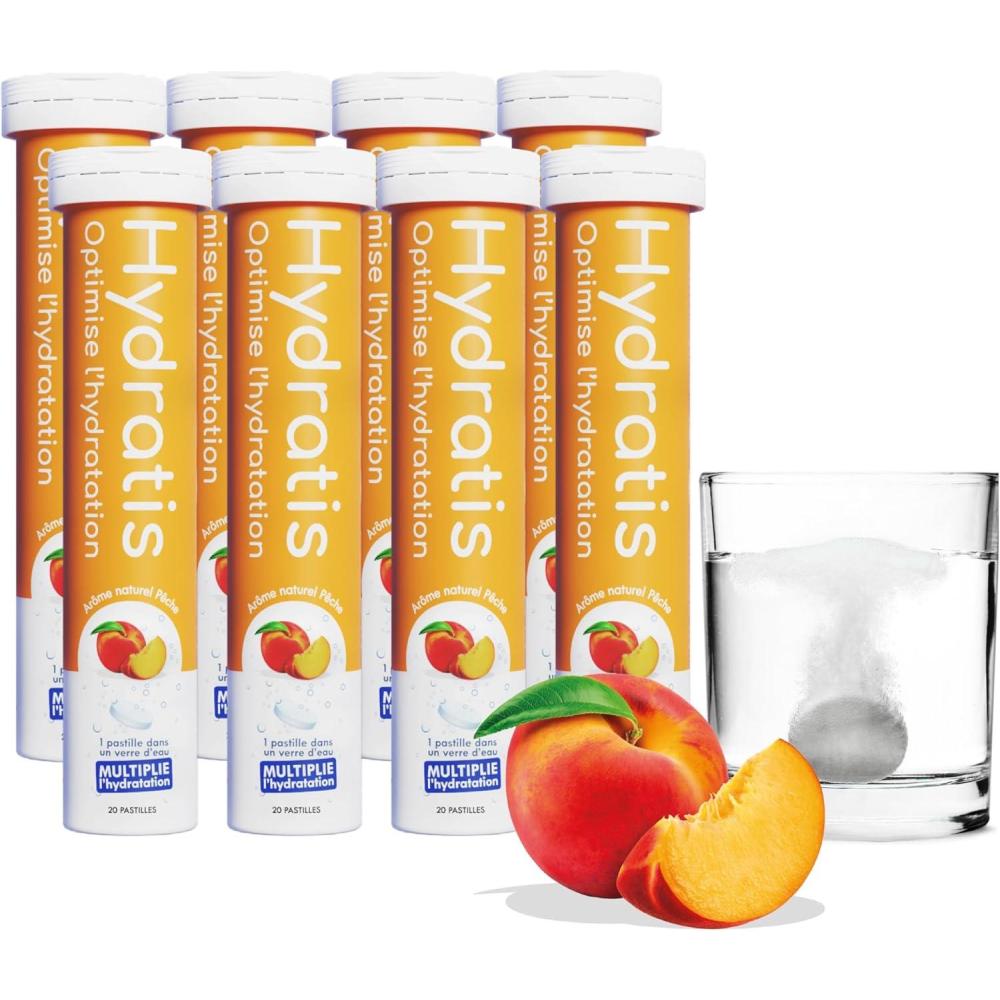 imageHYDRATIS  Pastilles Hydratation Electrolytes  Pche  Amliore lHydratation et Favorise lnergie  Formule Isotonique  Sport Rcupration Bientre  1 mini tube 10 Pastilles8 TUBES