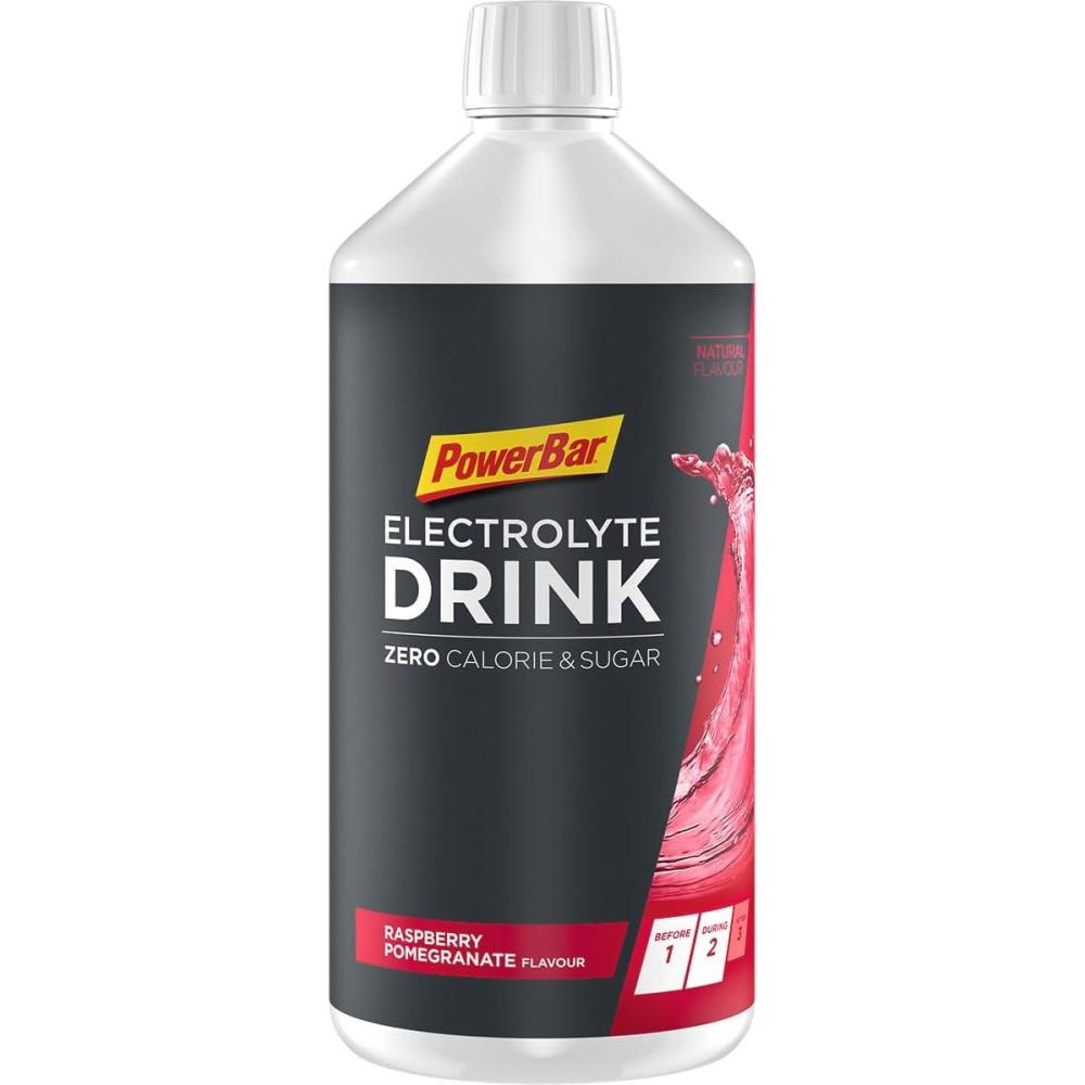 imagePowerbar  Elektrolyte Drink  Sour Cherry  1000ml  Boisson isotonique pour sportifs  5 lectrolytesRaspberry Pomegranate