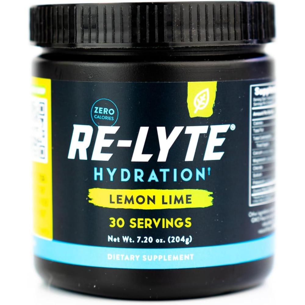 imageReLyte Electrolyte Mix Lemon Lime 195g  Mlange  boisson lectrolyte citron vert