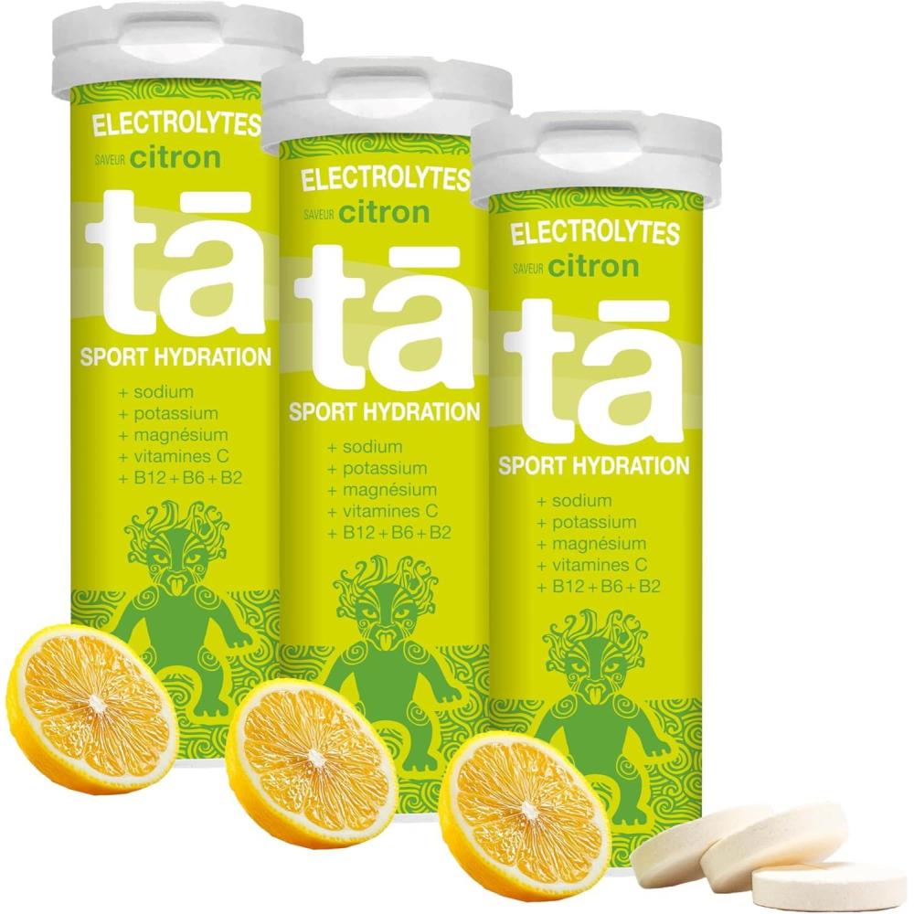 imageTA ENERGY PACK x3 Tubes Pastilles dhydratation Sels Minraux Vitamines Faibles en calories Rduit les crampes MADE IN FRANCE Citron fruits Rouges Pastque x3 MixCitron