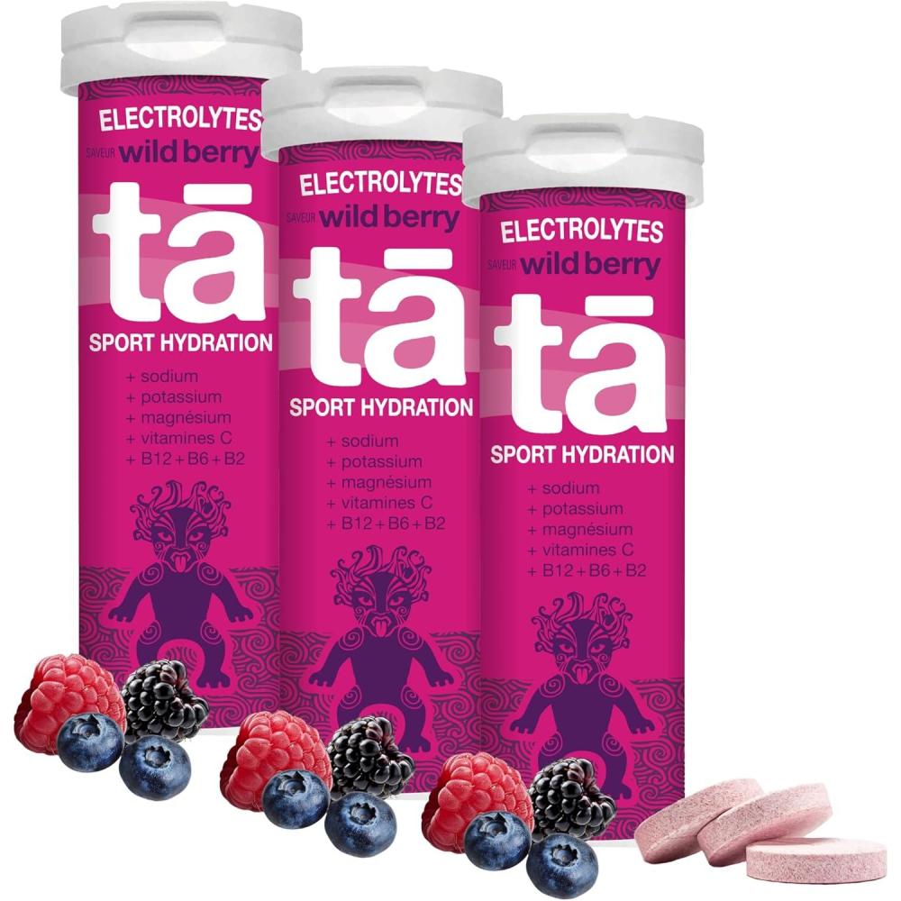 imageTA ENERGY PACK x3 Tubes Pastilles dhydratation Sels Minraux Vitamines Faibles en calories Rduit les crampes MADE IN FRANCE Citron fruits Rouges Pastque x3 MixFruits Rouges