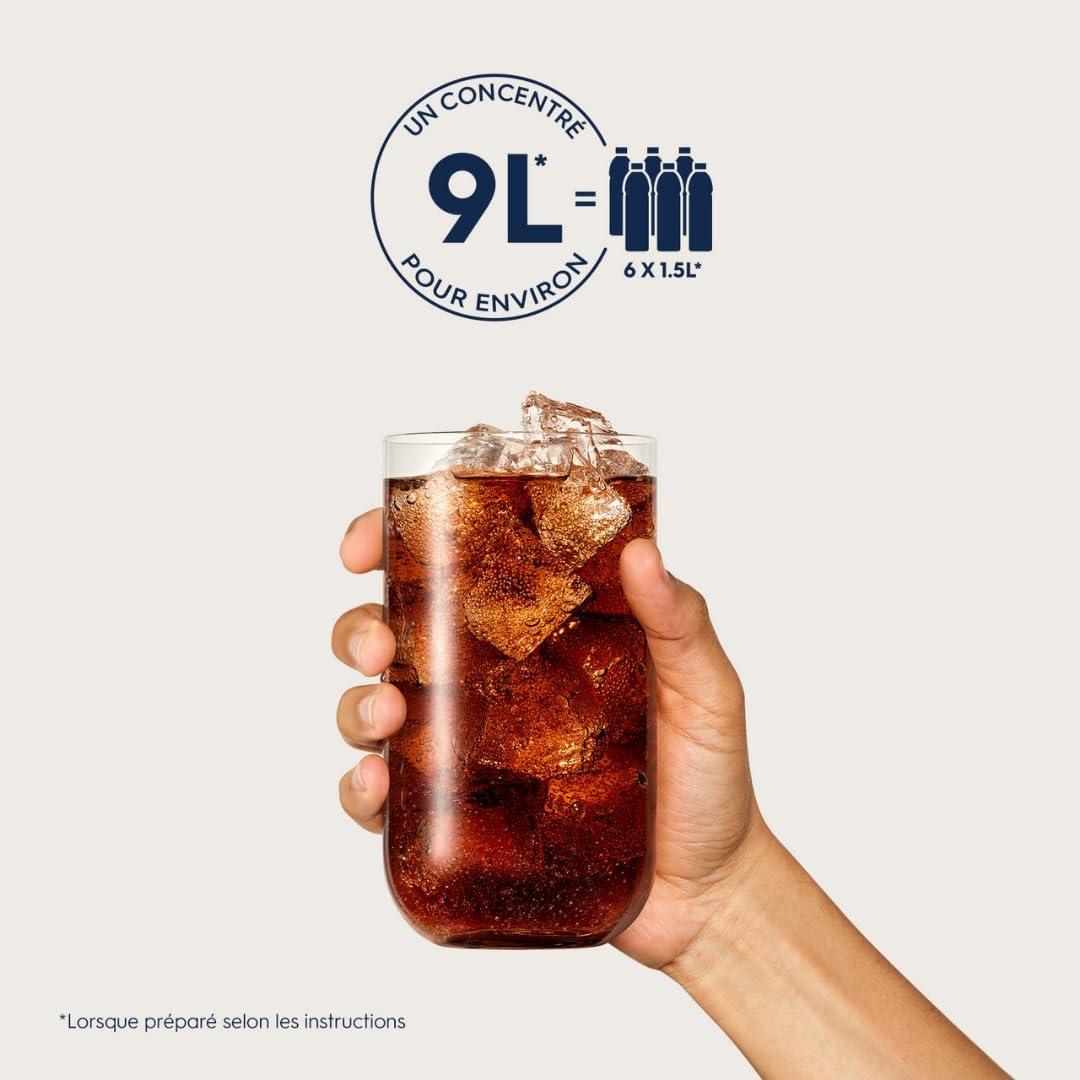 imagesodastream Lot de 6 Concentrs Limonade sans Sucres pour Machine Eau Ptillante et Soda Prparez jusqu 9 litres de Limonade en Quelques Secondes 440mlCola Sans Sucres