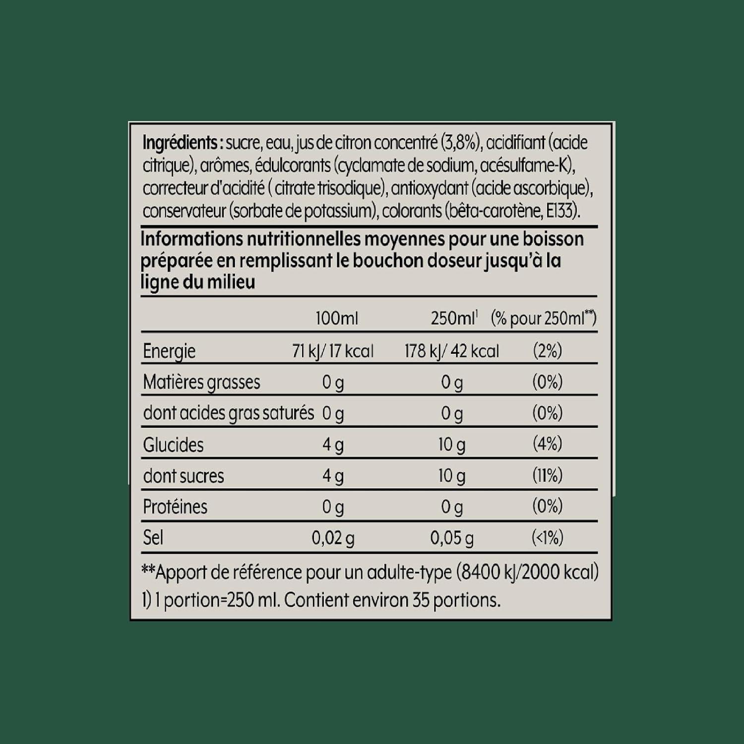 imagesodastream Lot de 6 Concentrs Limonade sans Sucres pour Machine Eau Ptillante et Soda Prparez jusqu 9 litres de Limonade en Quelques Secondes 440mlMojito Sans Alcool