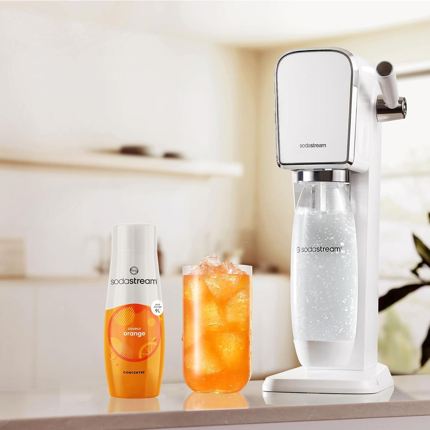 imagesodastream Lot de 6 Concentrs Limonade sans Sucres pour Machine Eau Ptillante et Soda Prparez jusqu 9 litres de Limonade en Quelques Secondes 440mlOrange