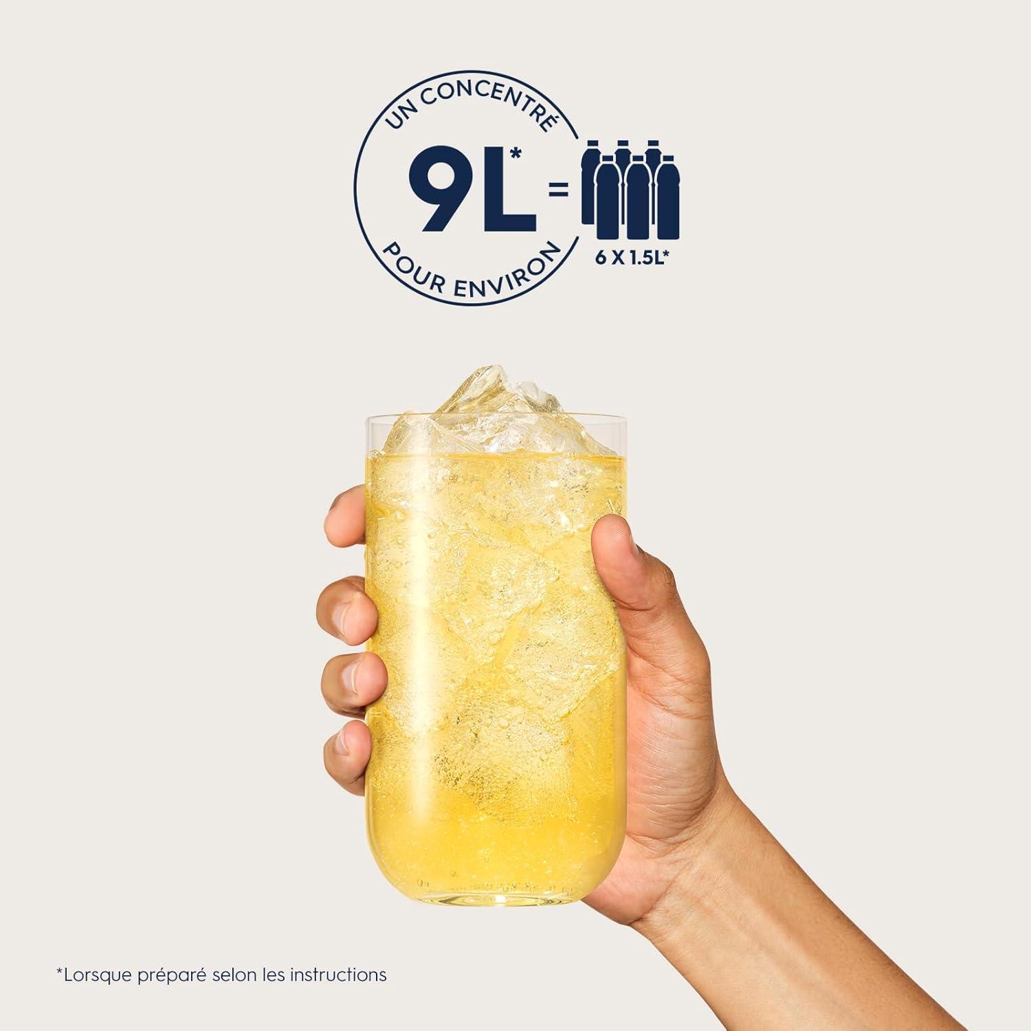 imagesodastream Lot de 6 Concentrs Limonade sans Sucres pour Machine Eau Ptillante et Soda Prparez jusqu 9 litres de Limonade en Quelques Secondes 440mlXtreme Energy