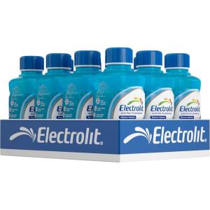 Electrolit, Lot de 12 bouteilles de boisson électrolyte, raisin, 75 ml(Framboise bleue)