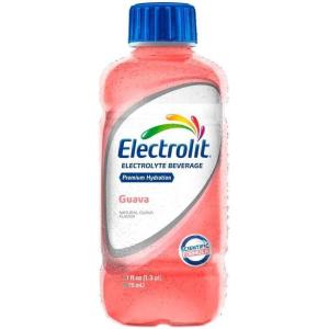 Electrolit, Lot de 12 bouteilles de boisson électrolyte, raisin, 75 ml(Goyave)