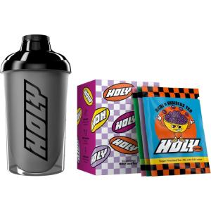 HOLY Hydration Kit de démarrage – Boisson sportive – 2×7 portions au goût fruité naturel – Avec électrolytes et minéraux – Végétalien – Sans sucre(Starter Set HOLY Iced Tea)