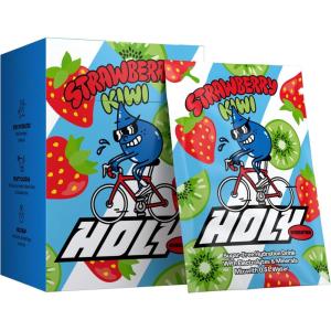 HOLY Hydration Lot de 10 boîtes de dégustation « canneberge » en poudre au goût canneberge | 10 portions d&rsquo;électrolytes et minéraux précieux | Boisson d&rsquo;hydratation | Végétalien avec arômes de fruits(Strawberry Kiwi)