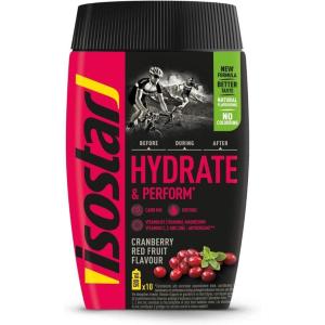 Isostar Hydrate & Perform Saveur Cranberry – Poudre pour Boisson Isotonique -14 Doses -560 g