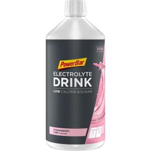 Powerbar – Elektrolyte Drink – Sour Cherry – 1000ml – Boisson isotonique pour sportifs – 5 électrolytes(Fraise – Citron vert)