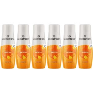 sodastream Lot de 6 Concentrés Limonade sans Sucres pour Machine à Eau Pétillante et Soda | Préparez jusqu&rsquo;à 9 litres de Limonade en Quelques Secondes, 440ml(Agrumes)
