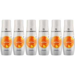 sodastream Lot de 6 Concentrés Limonade sans Sucres pour Machine à Eau Pétillante et Soda | Préparez jusqu&rsquo;à 9 litres de Limonade en Quelques Secondes, 440ml(Agrumes Sans Sucres)