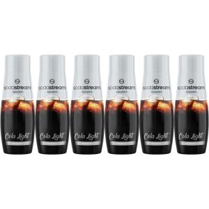 sodastream Lot de 6 Concentrés Limonade sans Sucres pour Machine à Eau Pétillante et Soda | Préparez jusqu&rsquo;à 9 litres de Limonade en Quelques Secondes, 440ml(Cola Light)