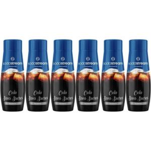 sodastream Lot de 6 Concentrés Limonade sans Sucres pour Machine à Eau Pétillante et Soda | Préparez jusqu&rsquo;à 9 litres de Limonade en Quelques Secondes, 440ml(Cola Sans Sucres)