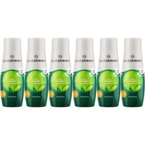 sodastream Lot de 6 Concentrés Limonade sans Sucres pour Machine à Eau Pétillante et Soda | Préparez jusqu&rsquo;à 9 litres de Limonade en Quelques Secondes, 440ml(Mojito Sans Alcool)