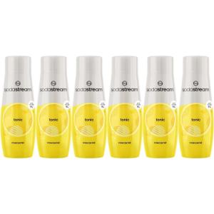 sodastream Lot de 6 Concentrés Limonade sans Sucres pour Machine à Eau Pétillante et Soda | Préparez jusqu&rsquo;à 9 litres de Limonade en Quelques Secondes, 440ml(Tonic)