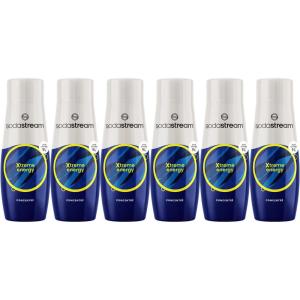 sodastream Lot de 6 Concentrés Limonade sans Sucres pour Machine à Eau Pétillante et Soda | Préparez jusqu&rsquo;à 9 litres de Limonade en Quelques Secondes, 440ml(Xtreme Energy)