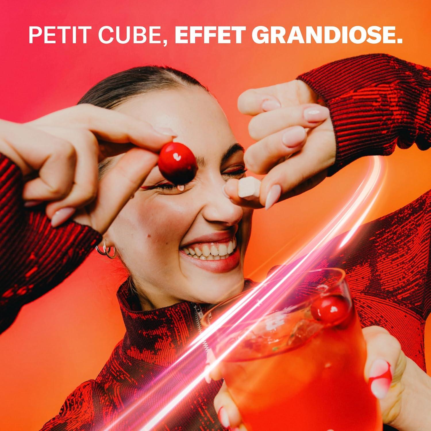 imagewaterdrop Coffret Microenergy Boisson nergisante Sans Sucre Boisson Gazeuse avec Arme de Cerise 36 Cubes Effervescents avec 90 mg de Cafine Naturelle Vitamines B et CCoffret Microenergy Boost