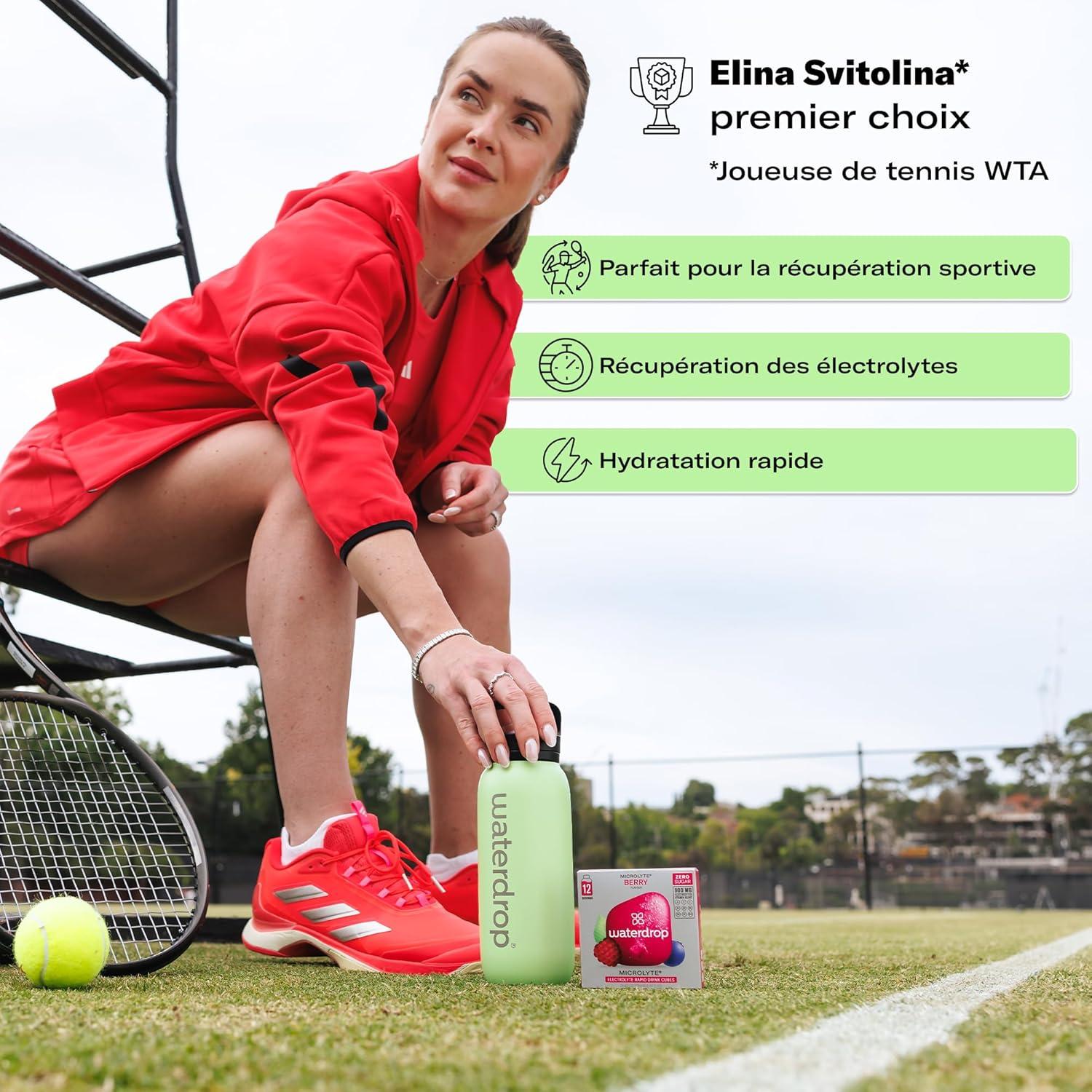 imagewaterdrop Microlyte Coffret Hydratation aux Electrolytes 36 Cubes de Boisson Aromatise avec Magnesium ampamp Calcium Vgan Sans Sucre Vitamines Boisson Faible en Calories pour le SportCoffret Microlyte BERRY