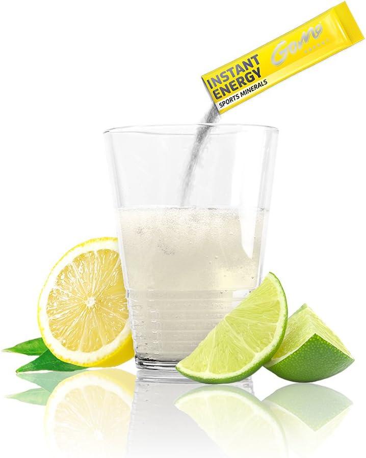 imageGoMo ENERGY Boisson de vitalit 100 naturelle sans sucre Stimulation physique et mentale Plus dnergie et de concentration Vgane hypocalorique dulcore avec stevia SOUR APPLE 30 portionsSports Minerals