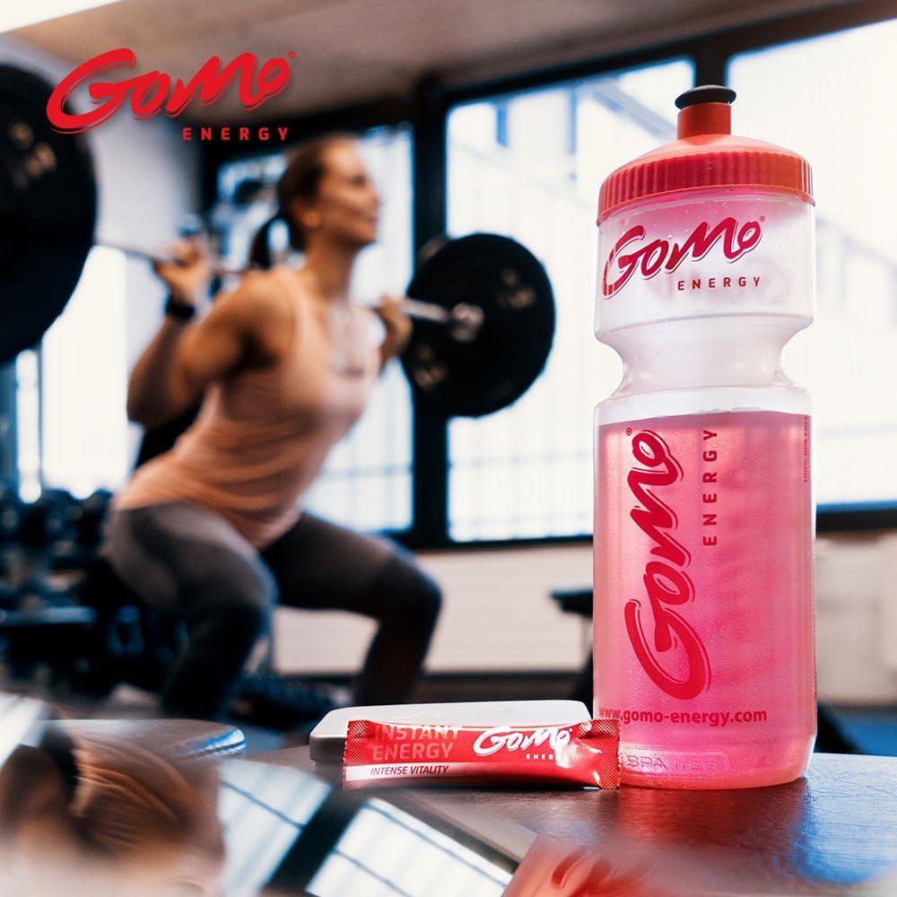 imageGoMo ENERGY Boisson de vitalit 100 naturelle sans sucre Stimulation physique et mentale Plus dnergie et de concentration Vgane hypocalorique dulcore avec stevia SOUR APPLE 30 portionsIntense Vitality