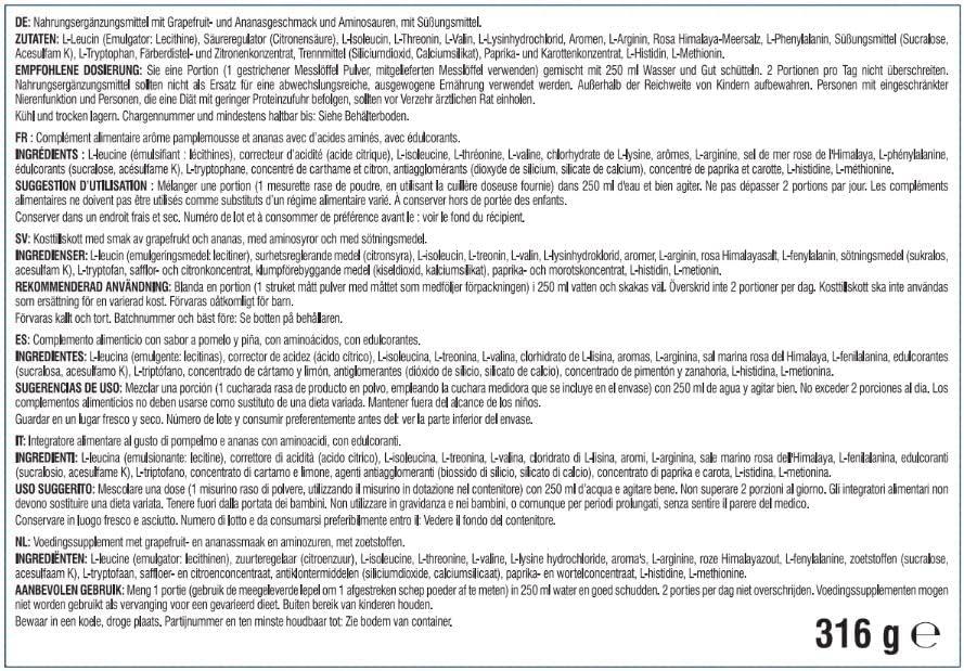 imageXTEND EAAs 40 portions pour lhydratation et la performance physique Hydrate rpare rcupre 9 acides amins essentiels lectrolytes ajouts Fruits dtTropical