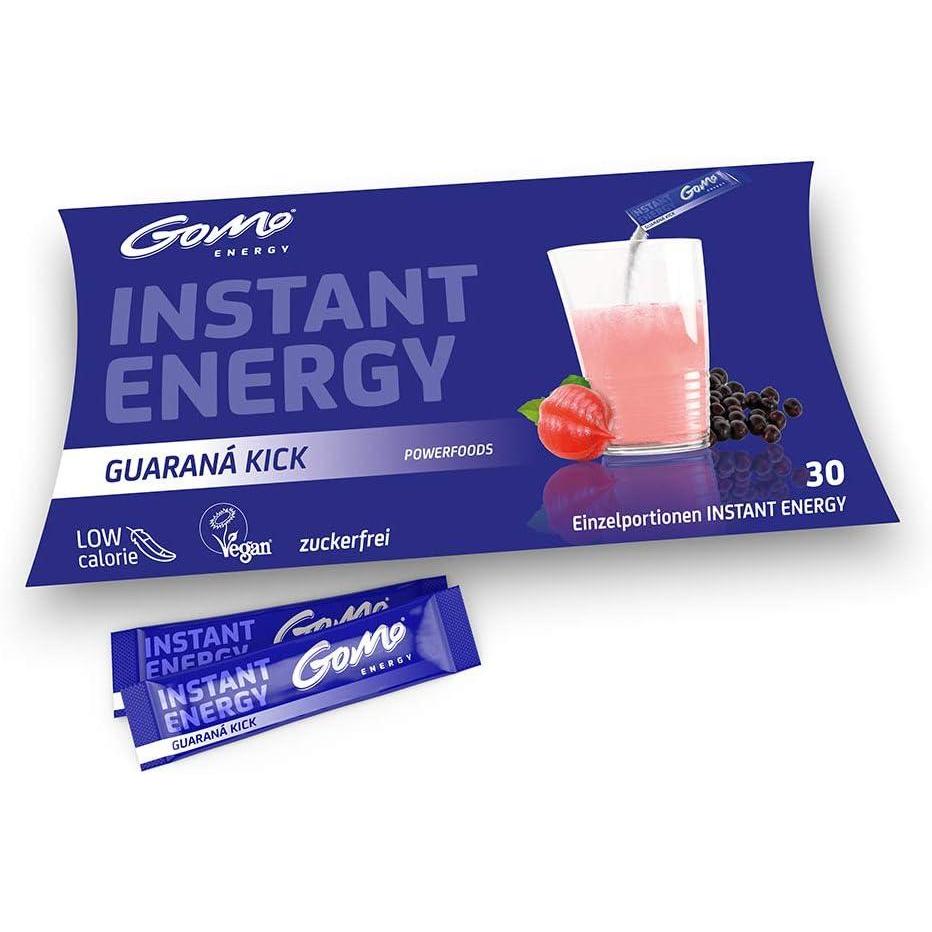 imageGoMo ENERGY Boisson de vitalit 100 naturelle sans sucre Stimulation physique et mentale Plus dnergie et de concentration Vgane hypocalorique dulcore avec stevia SOUR APPLE 30 portionsZitrone