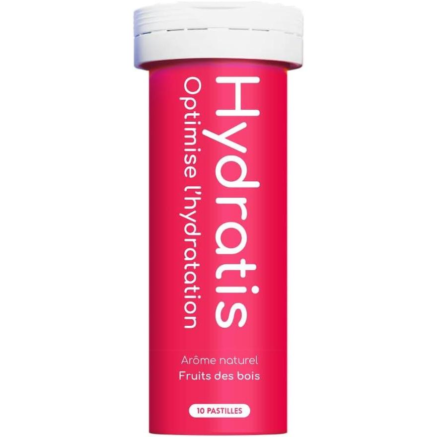 imageHYDRATIS  Pastilles Hydratation Electrolytes  Fruits des Bois  Amliore lHydratation et Favorise lnergie  Formule Isotonique  Sport Rcupration Bientre  1 mini tube 10 Pastilles1 MINI TUBE