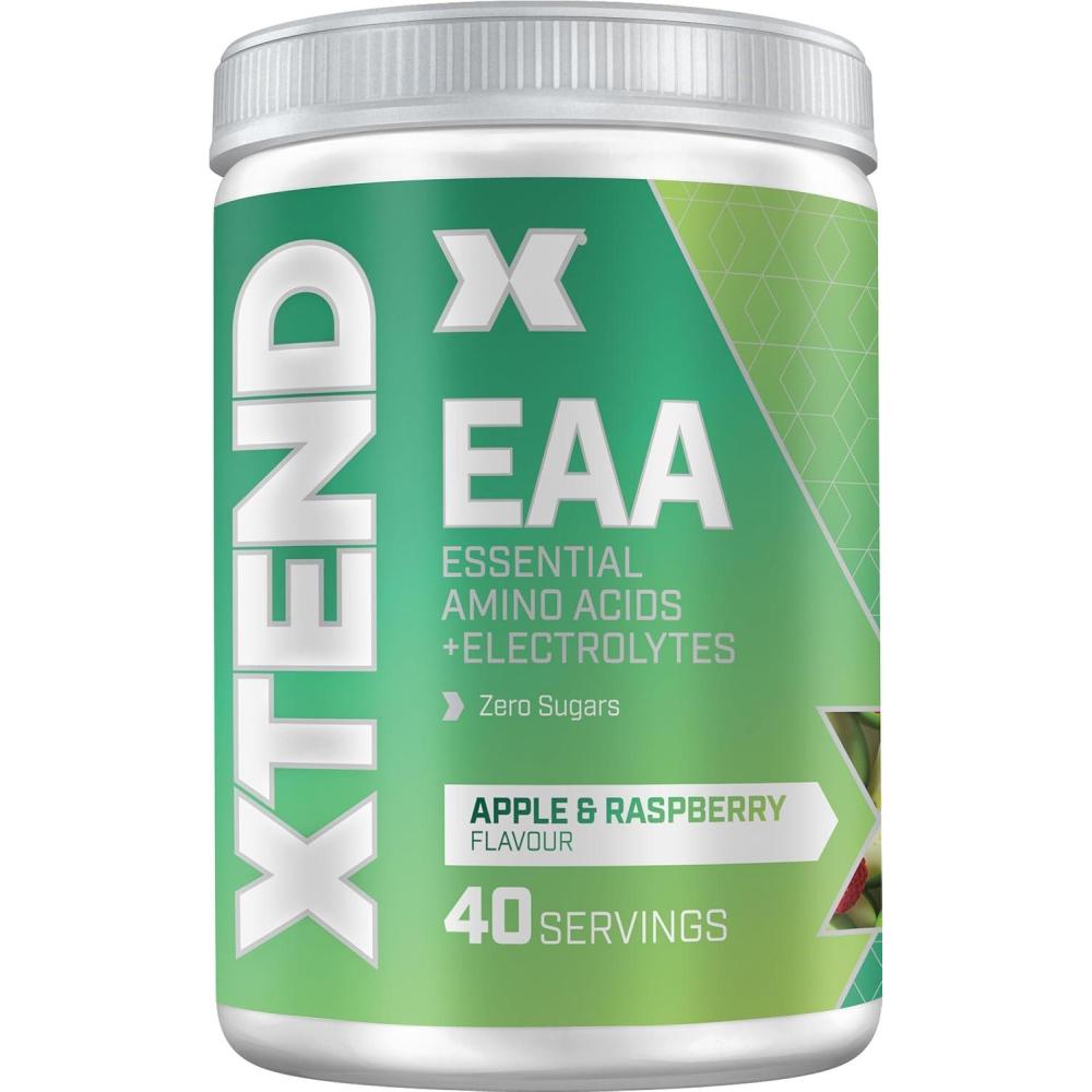 imageXTEND EAAs 40 portions pour lhydratation et la performance physique Hydrate rpare rcupre 9 acides amins essentiels lectrolytes ajouts Fruits dtApple and Raspberry