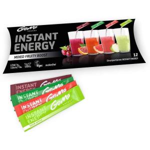 GoMo ENERGY® Boisson de vitalité 100% naturelle sans sucre | Stimulation physique et mentale | Plus d’énergie et de concentration | Végane hypocalorique édulcorée avec stevia | SOUR APPLE 30 portions(Fruité)