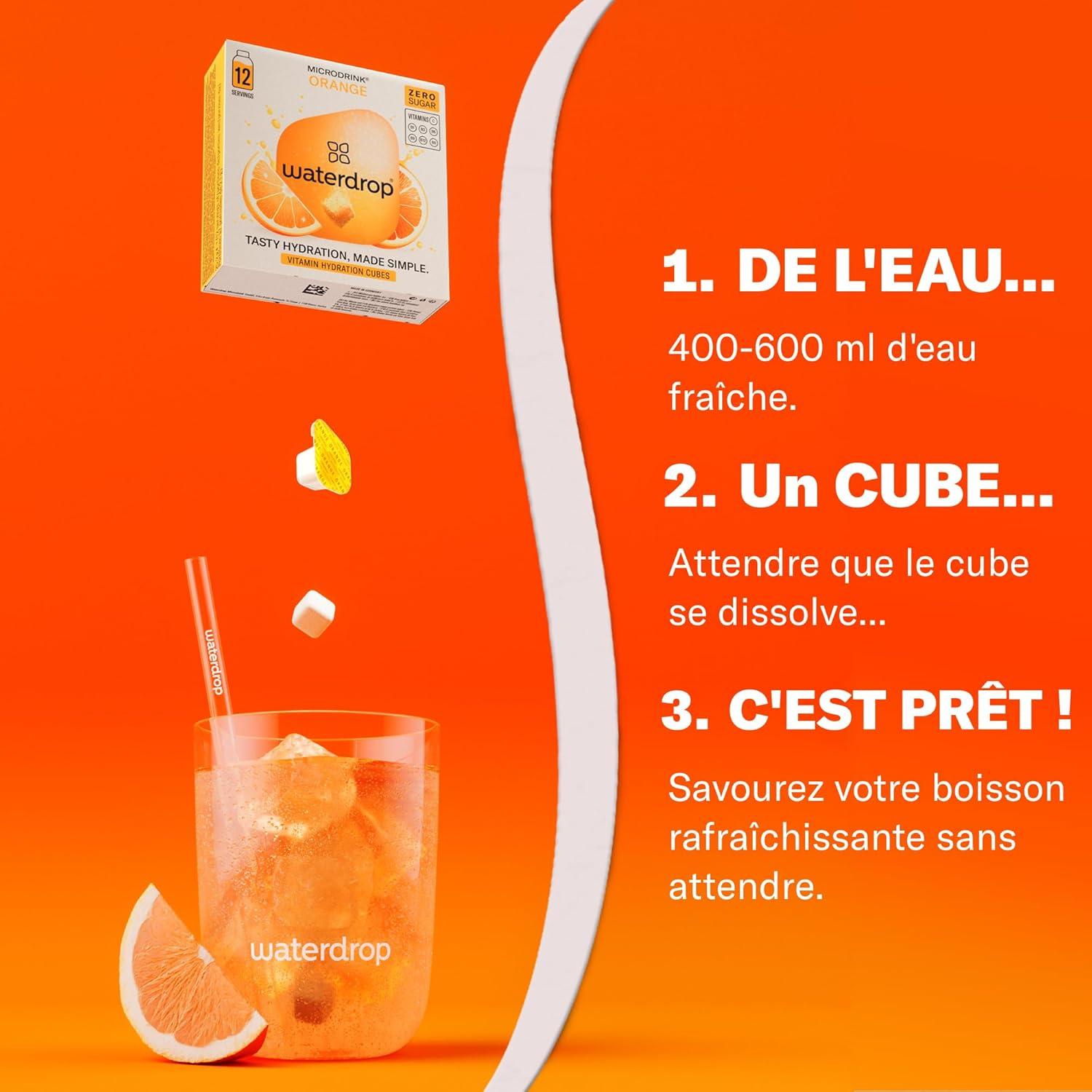 imagewaterdrop Coffret Citrons Givrs 36 Cubes de Boisson pour Eau Aromatise Citron Vert Sans Sucre Pastilles Aromatises pour lEau Alternative aux Boissons Gazeuses Enrichies en Vitamines C et BCoffret Soda