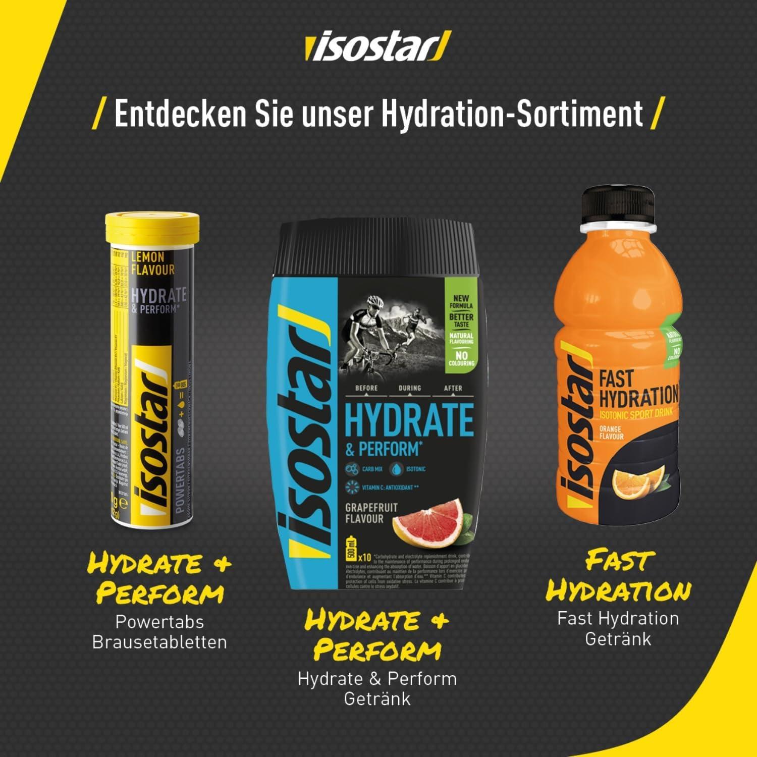 imageIsostar Hydrate ampamp Perform Cranberry Fruits Rouges Poudre Boisson Isotonique Sport Boisson nergtique Avec lectrolytes Source De Vitamine C Running Vlo ampamp Trail 10 Doses Pour 5 Litres 400gRouge