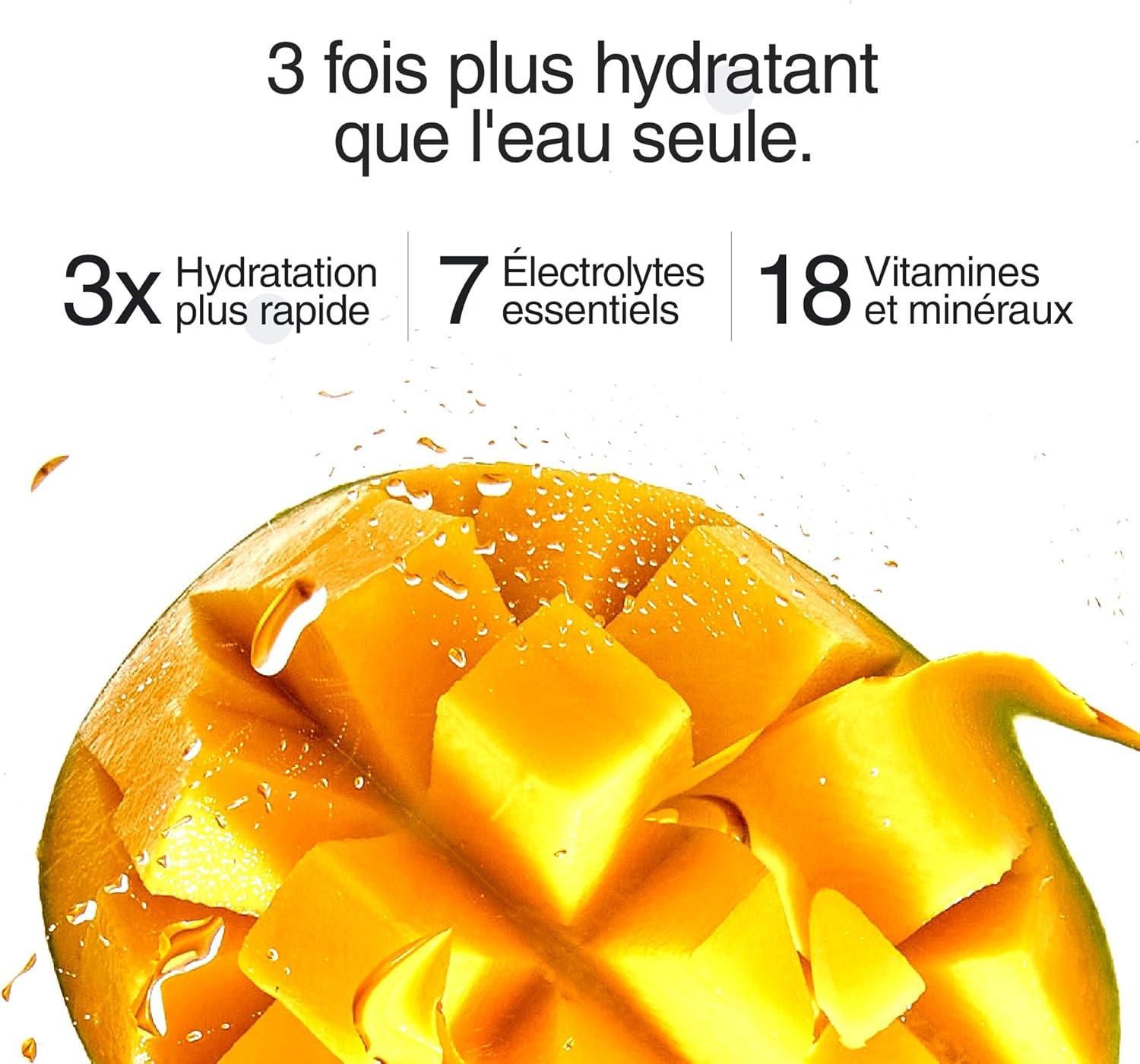 imagePhizz Electrolytes Multivitamines ampamp Comprims dhydratation 60 comprims de rhydratation effervescents 18 vitamines et minraux vitamine C vgane vgtarien et hypocalorique Pomme ampamp CassisMangue