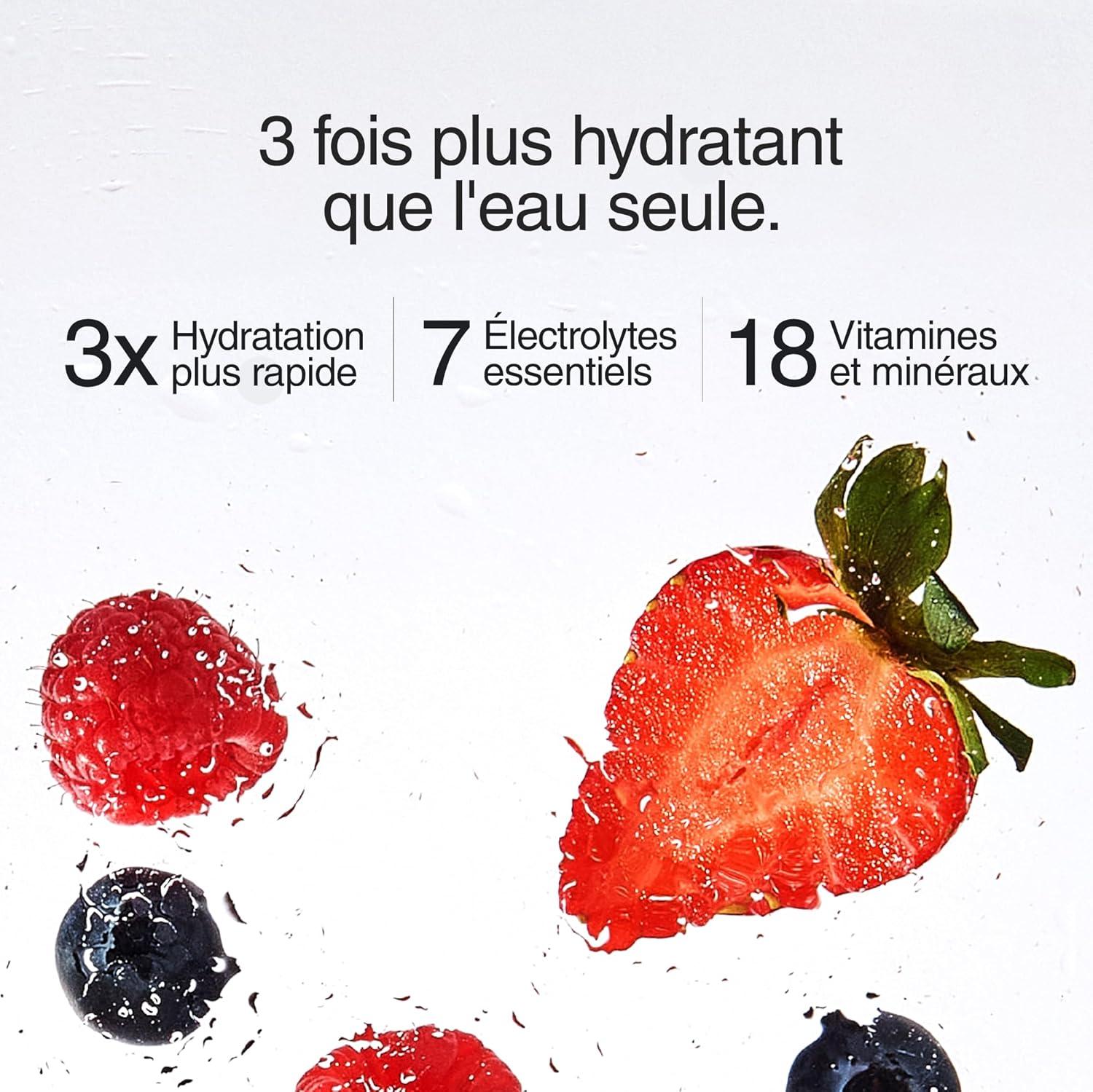 imagePhizz Electrolytes Multivitamines ampamp Comprims dhydratation 60 comprims de rhydratation effervescents 18 vitamines et minraux vitamine C vgane vgtarien et hypocalorique Pomme ampamp CassisBaies Mlanges