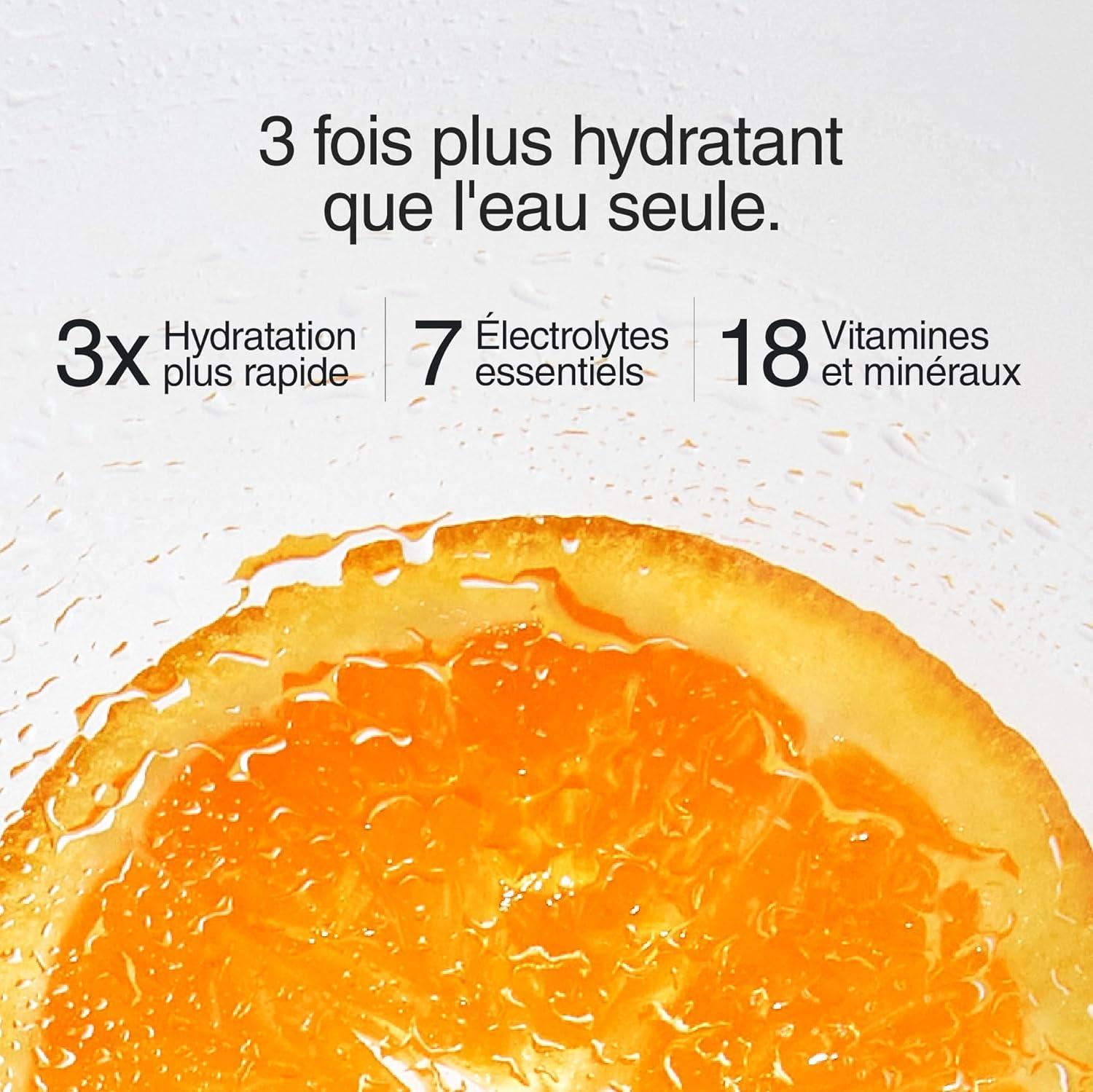 imagePhizz Electrolytes Multivitamines ampamp Comprims dhydratation 60 comprims de rhydratation effervescents 18 vitamines et minraux vitamine C vgane vgtarien et hypocalorique Pomme ampamp CassisOrange