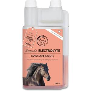 Annimally Électrolytes Liquides pour Chevaux 1000ml avec Sodium, Potassium, Acerola, Calcium, Magnésium et Vitamine B liquides – Électrolytes Liquides sans ajout de Sucre