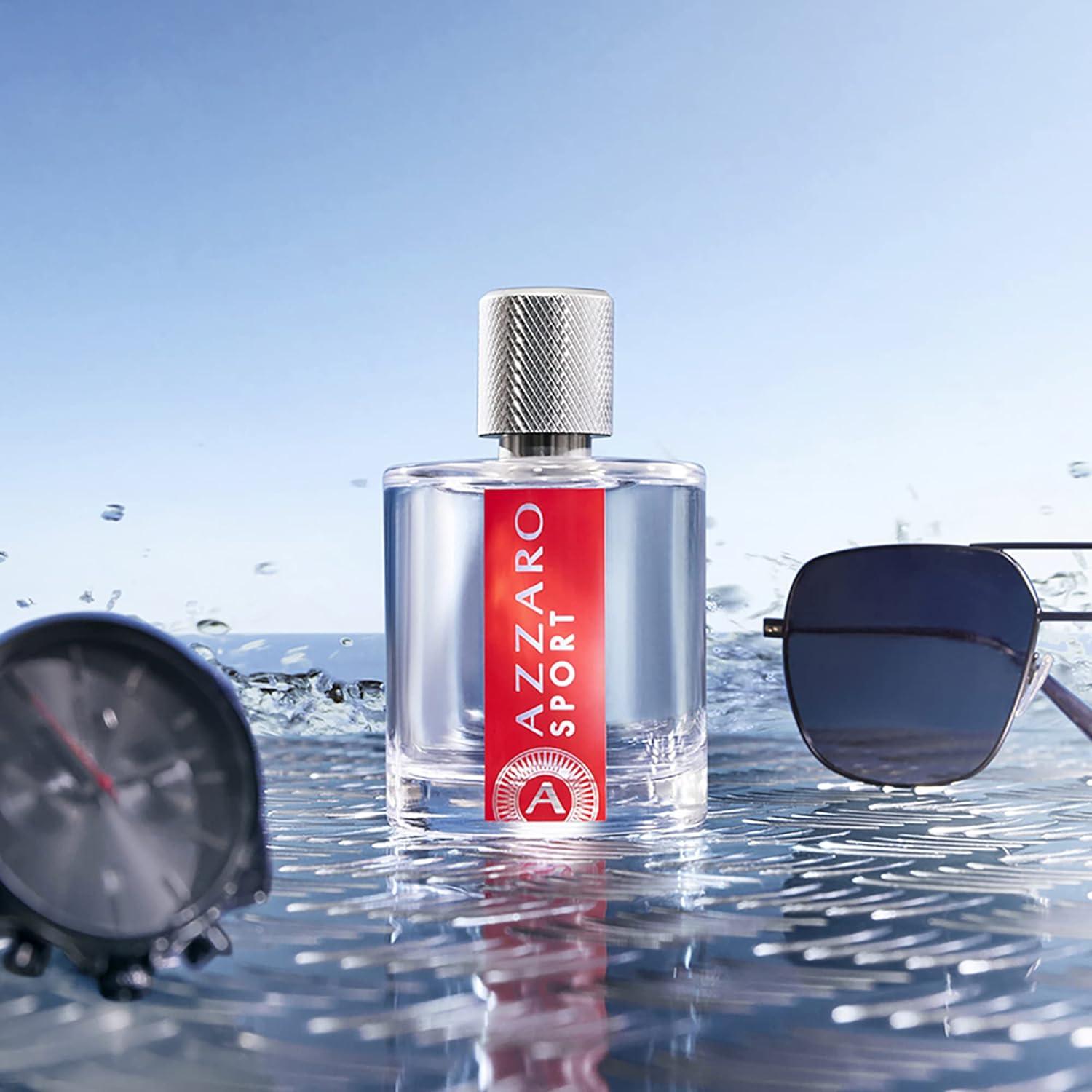 imageAzzaro Sport Eau de Toilette Parfum pour homme frais et pur Fragrance agrume aromatique et boise Pour un port quotidien dcontract Parfum de luxe pour homme