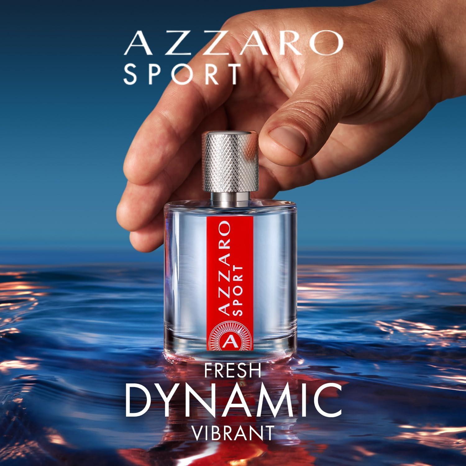 imageAzzaro Sport Eau de Toilette Parfum pour homme frais et pur Fragrance agrume aromatique et boise Pour un port quotidien dcontract Parfum de luxe pour homme