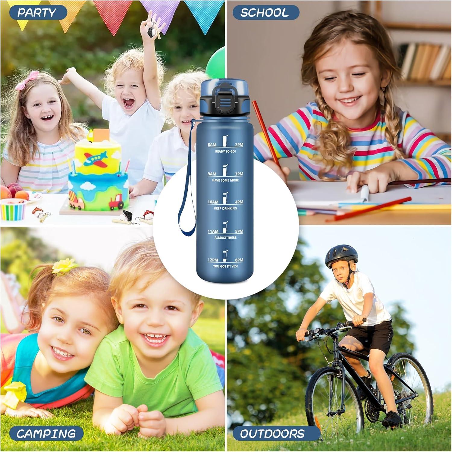 imageGourde 15L Sport Filtrante AntiFuite Motivation avec Slogan Camping et Randonne Facile Nettoyer Fitness Extrieur Running JauneRoseBleu Marine