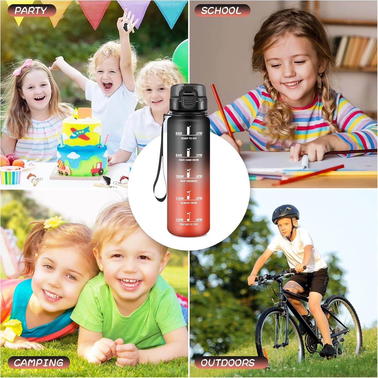imageGourde 15L Sport Filtrante AntiFuite Motivation avec Slogan Camping et Randonne Facile Nettoyer Fitness Extrieur Running JauneRoseNoirrouge