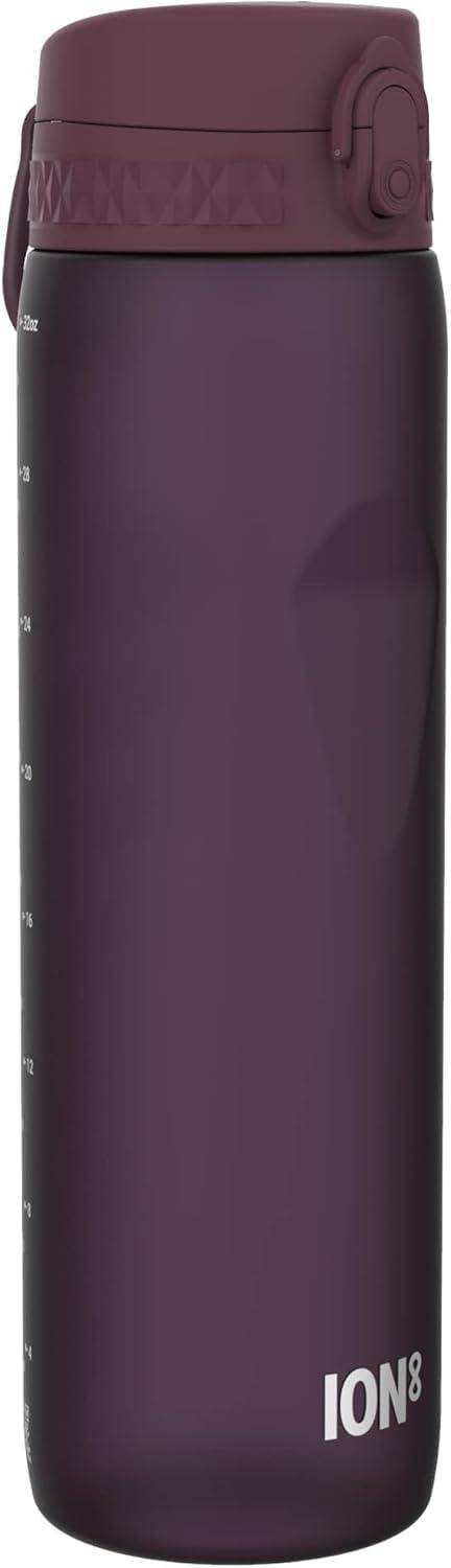 imageIon8 Gourde 1l 1000ml AntiFuite Facile Ouvrir Verrouillage Scuris Poigne de Transport Lavable en Lavevaisselle Sans BPA Idale pour le Sport et la Salle de Sport Violet ClairMre