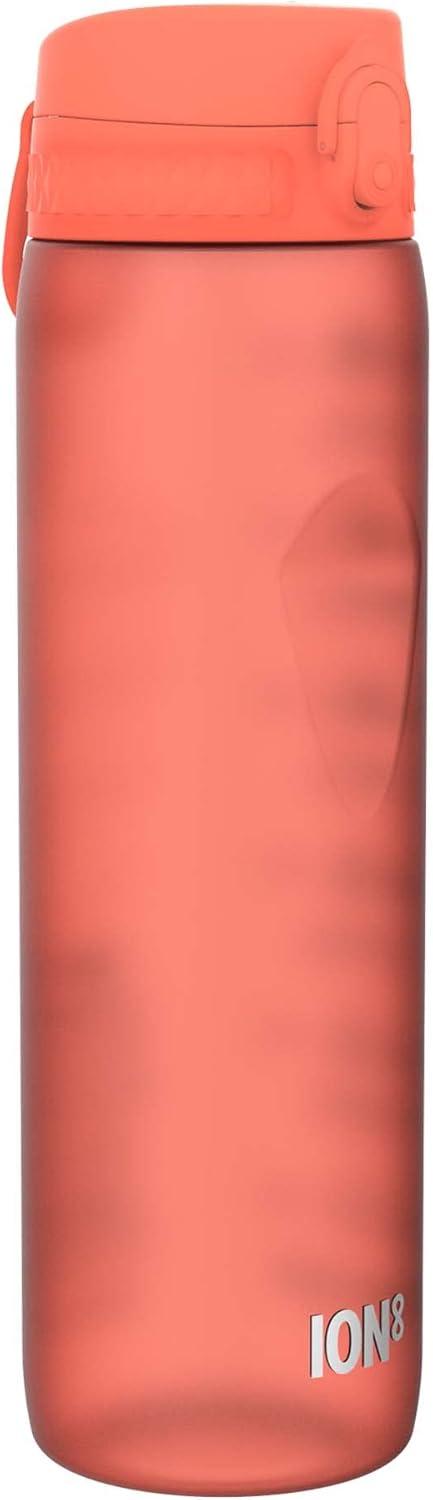 imageIon8 Gourde 1l 1000ml AntiFuite Facile Ouvrir Verrouillage Scuris Poigne de Transport Lavable en Lavevaisselle Sans BPA Idale pour le Sport et la Salle de Sport Violet ClairCorail