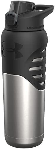 imageUnder Armour Bouteille deau en acier inoxydable de 700 ml isole mousqueton facile transporter antifuite pour enfants et adultes tous les sports salle de sportInoxysable