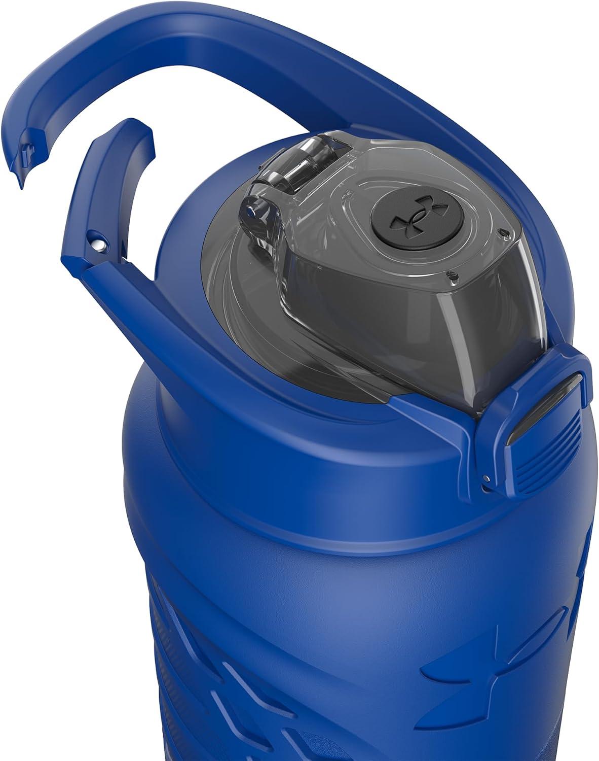imageUnder Armour Bouteille deau en acier inoxydable de 700 ml isole mousqueton facile transporter antifuite pour enfants et adultes tous les sports salle de sportSolid Royal
