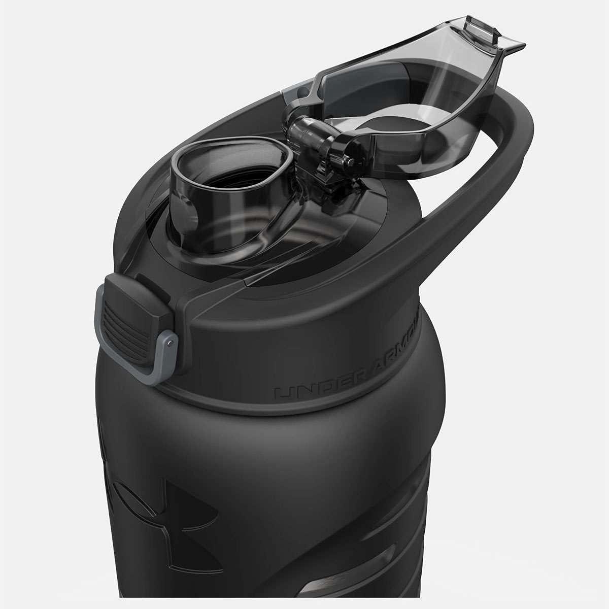 imageUnder Armour Bouteille deau en acier inoxydable de 700 ml isole mousqueton facile transporter antifuite pour enfants et adultes tous les sports salle de sportBleu Marine