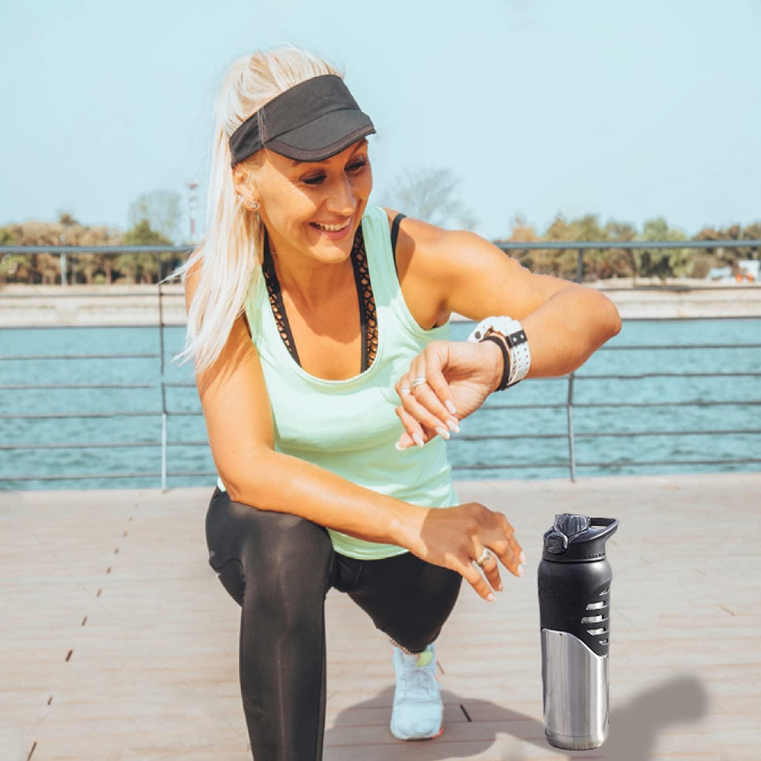 imageUnder Armour Bouteille deau en acier inoxydable de 700 ml isole mousqueton facile transporter antifuite pour enfants et adultes tous les sports salle de sportInoxysable